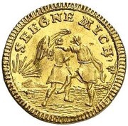 ¼ Ducat reverse image