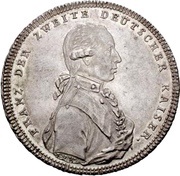 1 Thaler Konventionstaler, Germany, 1795 reverse image
