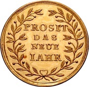1 Ducat New Year, Germany, 1800-1801 reverse image