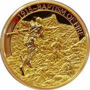 200 Dollars - Elizabeth II 4th Portrait - Baptism of Fire - Gold Bullion Coin, Australia, 2015 reverse image