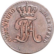 1 Pfennig - Paul Frederick August obverse image