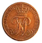 1 Pfennig - Paul Frederick August obverse image