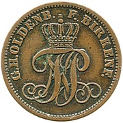 2 Pfennige - Paul Frederick August obverse image