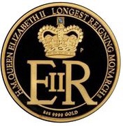 200 Dollars - Elizabeth II 4th Portrait - Longest-Reigning Monarch - Gold Bullion Coin, Australia, 2015 reverse image
