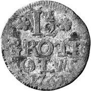 1½ Grote - Frederick V, Germany, 1761 reverse image