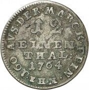 1⁄12 Thaler - Frederick V of Denmark, Germany, 1763-1764 reverse image