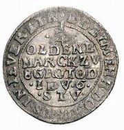 ¼ Mark - Anthony Günther, Germany, 1614-1622 reverse image
