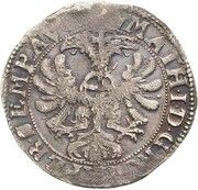 ¼ Thaler - Anthony Günter In the name of Matthias, Germany, 1614-1619 reverse image