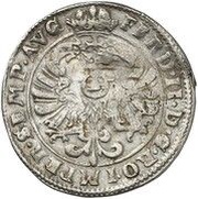 ¼ Thaler - Anthony Günter In the name of Ferdinand II, Germany, 1619-1622 reverse image