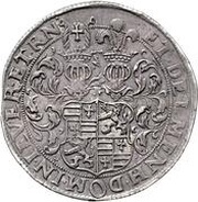1 Thaler - Anthony Günter, Germany, 1603 reverse image