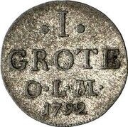 1 Groten - Peter Frederick Louis, Germany, 1792 reverse image
