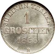 1 Groschen - Peter II, Germany, 1858-1869 reverse image