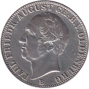 ⅙ Thaler - Paul Frederick August obverse image
