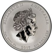 200 Dollars - Elizabeth II 4th Portrait - 70th Wedding Anniversary - Platinum Proof obverse image