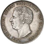 2 Thalers - Paul Frederick August obverse image