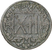 12 Pfennig Domkapitel, Germany, 1606 reverse image