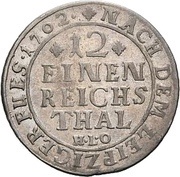 1⁄12 Thaler - Charles of Lothringen, Germany, 1702-1704 reverse image