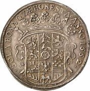 ½ Thaler - Ernest August I, Germany, 1662 reverse image