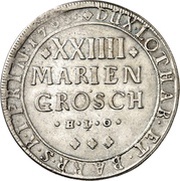 24 Mariengroschen - Charles of Lothringen, Germany, 1702-1703 reverse image