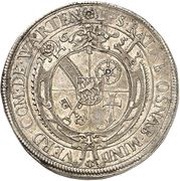 1 Thaler - Francis William of Wartenberg, Germany, 1657 reverse image