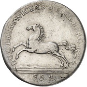1 Thaler - Ernest August II of York, Germany, 1724-1725 reverse image