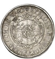 2 Thalers - Francis William of Wartenberg, Germany, 1637 reverse image