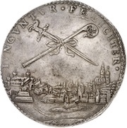 5 Thalers - Ernest August I, Germany, 1662 reverse image