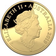 200 Dollars - Elizabeth II 6th Portrait - Australian Coinage Portrait - Gold Proof obverse image