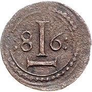 1½ Pfennig, Germany, 1570-1594 reverse image