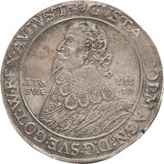 1 Thaler - Gustav II Adolphus Death; Swedish occupation obverse image
