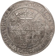 1 Thaler - Gustav II Adolphus Death; Swedish occupation reverse image