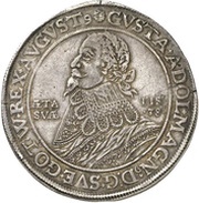 1 Thaler - Gustav II Adolphus Death; Swedish occupation obverse image