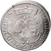 1 Gulden - Albert Ernest I, Germany, 1674-1678 reverse image