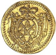 ¼ Ducat - Albert Ernest I, Germany, 1687-1731 reverse image
