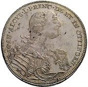 ⅔ Thaler - John Aloys I obverse image