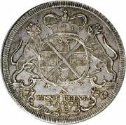 1 Thaler - John Aloys I, Germany, 1759 reverse image