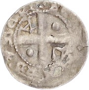 1 Pfennig - Bernhard III of Oesede, Germany, 1204-1223 reverse image