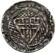 1 Pfennig - Bernhard IV of Lippe, Germany, 1227-1247 reverse image