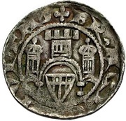 1 Pfennig - Simon I of Lippe, Germany, 1247-1277 reverse image