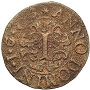 1 Pfennig - Ferdinand II of Fürstenberg, Germany, 1676 reverse image