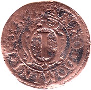 1 Pfennig - Hermann Werner of Metternich, Germany, 1685-1693 reverse image