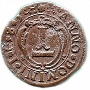 1½ Pfennig - Hermann Werner of Wolff-Metternich, Germany, 1685 reverse image