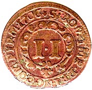 2 Pfennig - Francis Arnold of Metternich, Germany, 1706 reverse image