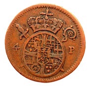 4 Pfennig - Clemens August of Bayern obverse image