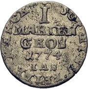 1 Mariengroschen - William Anthony of Asseburg, Germany, 1770-1774 reverse image
