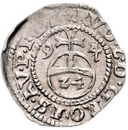 1 Groschen - Theodore of Fürstenberg, Germany, 1592-1596 reverse image