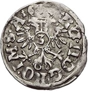3 Kreuzers - Theodore of Fürstenberg, Germany, 1611 reverse image