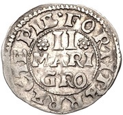 2 Mariengroschen - Theodore Adolphus of Recke, Germany, 1656 reverse image
