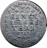 1⁄12 Reichsthaler - Francis Arnold of Metternich, Germany, 1709-1718 reverse image