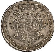 ⅔ Thaler - Clemens August of Bavaria, Germany, 1723 reverse image